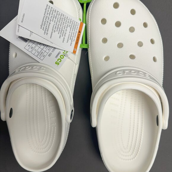 Crocs Classic Clog | White | Men’s 9 / Women’s 11 | NWT main image 5